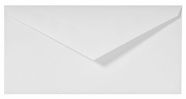 Envelop G.Lalo bank DL 110x220mm gegomd gevergeerd wit pak à 25 stuks - Afbeelding 2