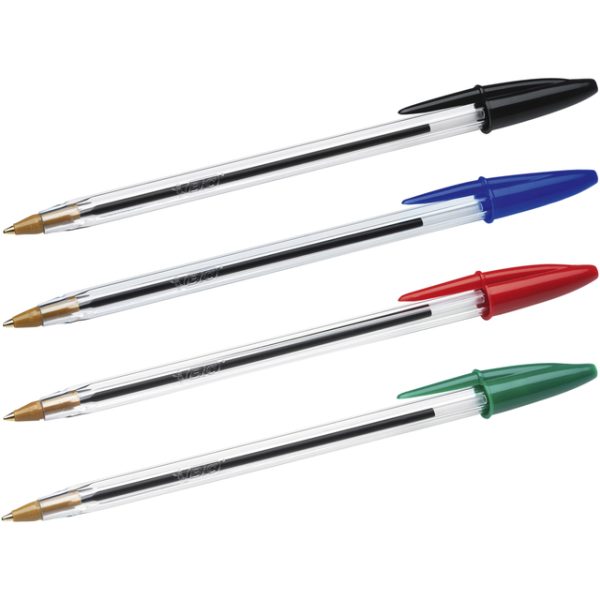 Balpen Bic Cristal medium zwart - Afbeelding 2