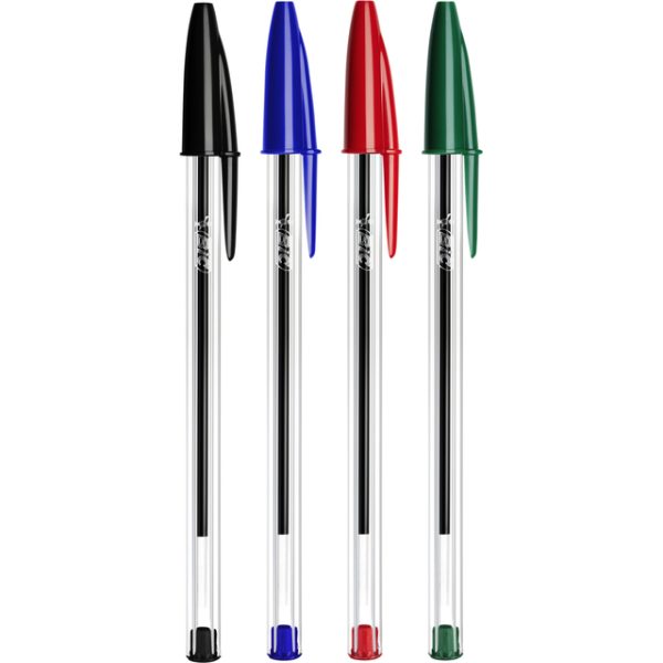 Balpen Bic Cristal medium zwart - Afbeelding 3