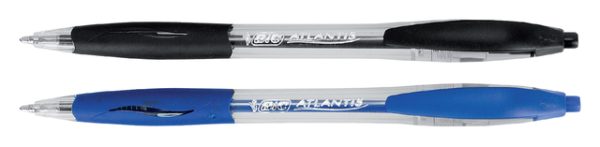 Balpen Bic Atlantis classic grip clic medium zwart valuepack 30+6 gratis - Afbeelding 3