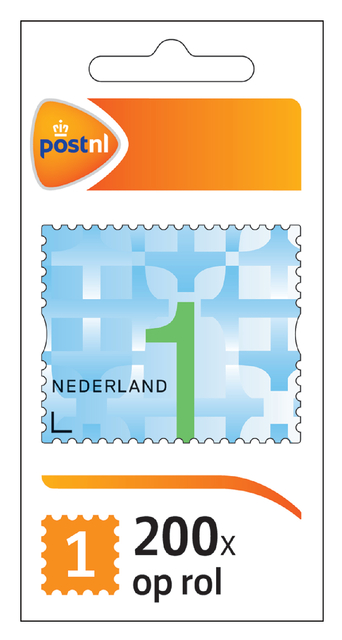 Postzegel NL waarde 1