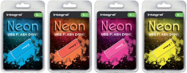 USB-stick 2.0 Integral 16Gb neon oranje - Afbeelding 2