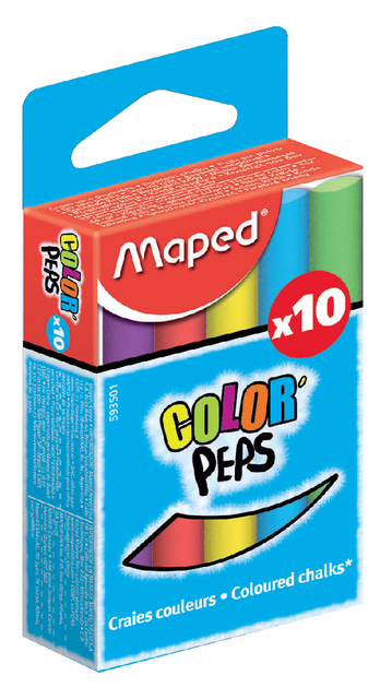 Schoolbordkrijt  Color'Peps set